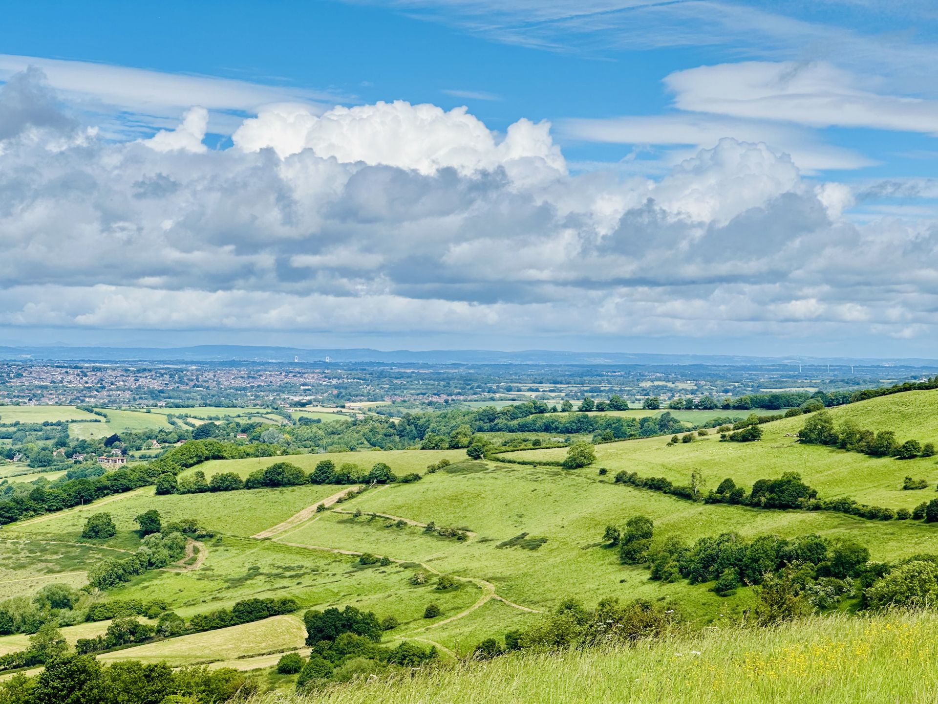 View from Kelston Roundhill